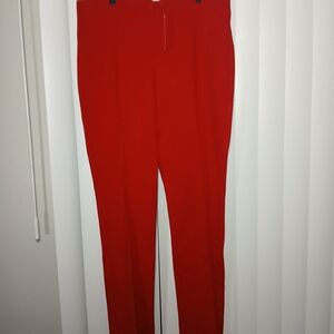 Chico's Vibrant Red Women's Trousers